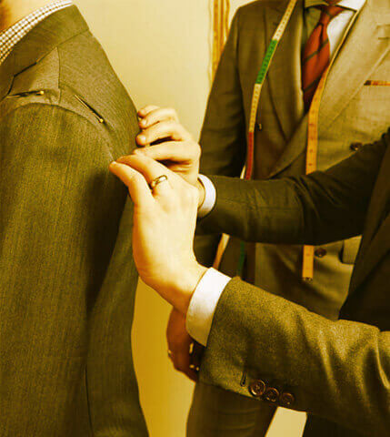 A finish bespoke suit